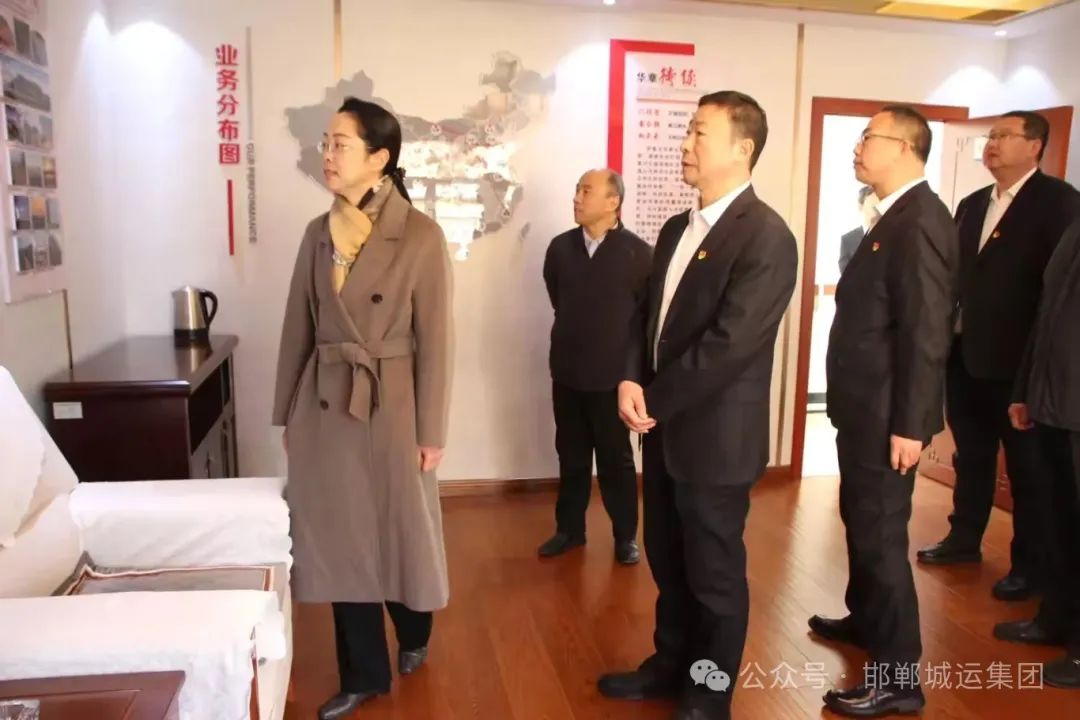 市城运集团党委书记、董事长韩延敏带队到光太公司、路通公司、华威公司开展专题调研