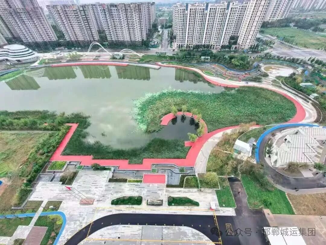 中心湖修整工作全部完成，实现圆满收官！